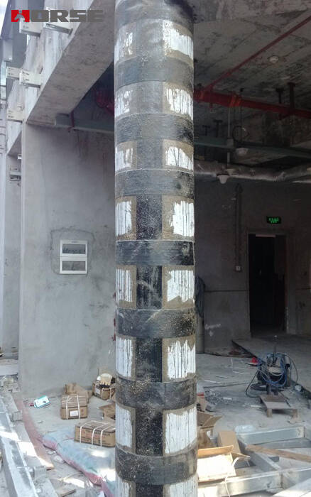 FRP fabric strengthened RC column