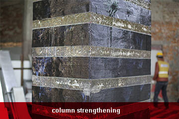 Carbon Fibre Wrap For Concrete Columns 