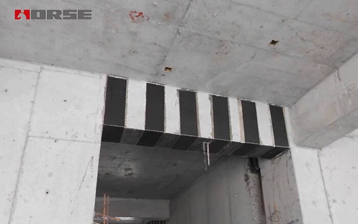 concrete strengthened with CFRP 