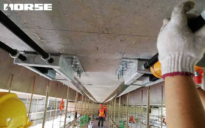  Prestressed CFRP laminate for retrofitting bridge