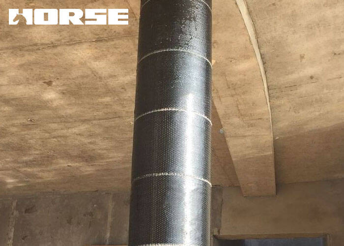 carbon fiber reinforced concrete column