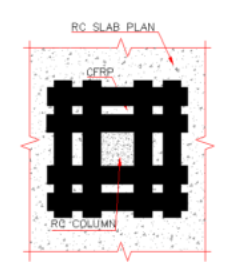 Using CFRP to reinforce the RC slabs