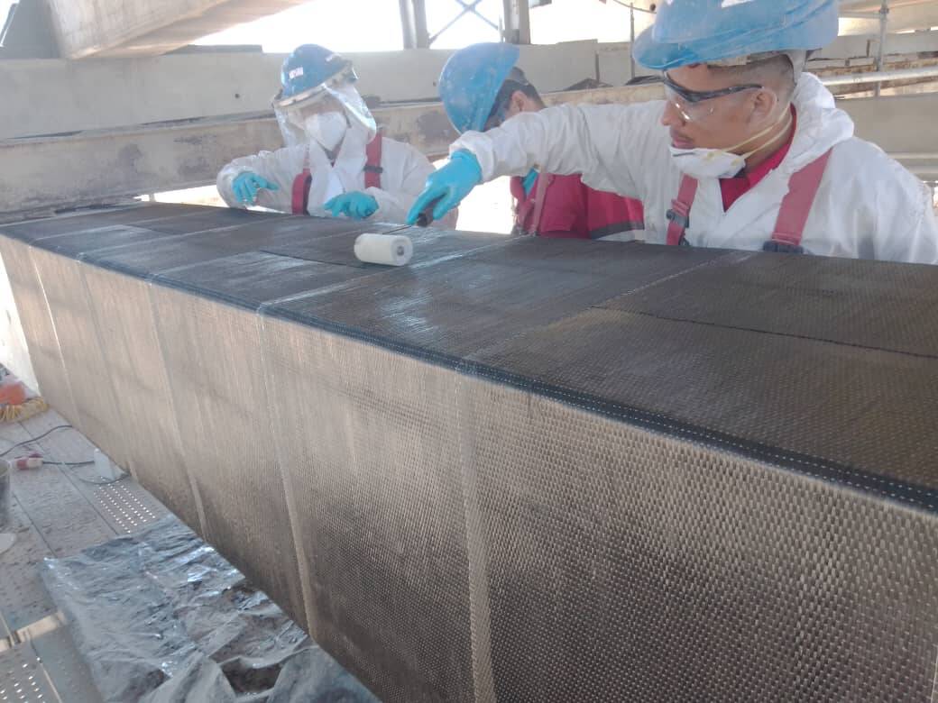 Rehabilitation of Damaged Reinforced Concrete Beams With HM-30 Unidirectional Carbon Fiber Fabric