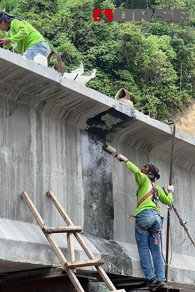 HM-30 CFRP on Joints of Girders at Mati-Maragusan Bridge