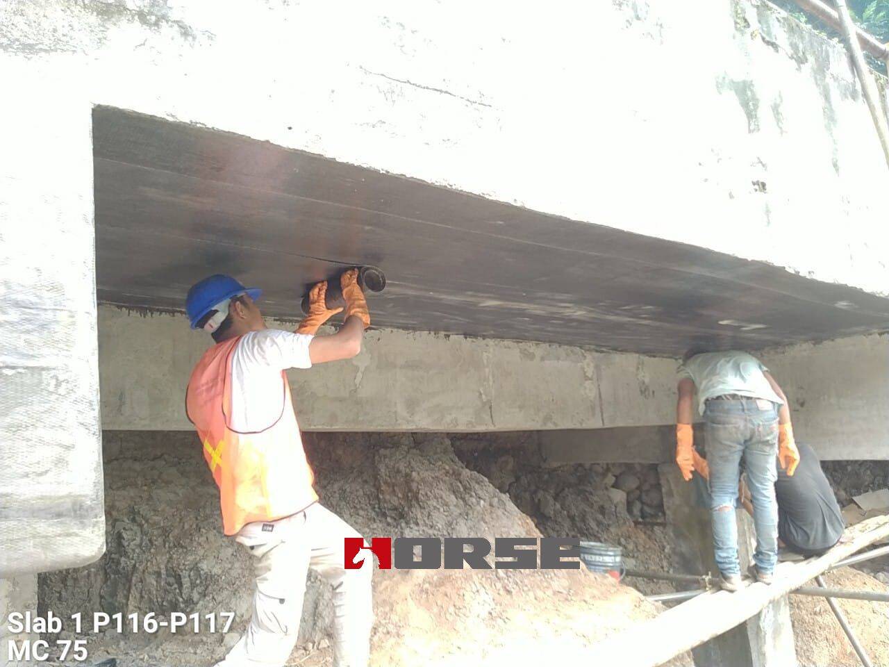 strengthening road and bridge with carbon fiber reinforced polymer(frp)