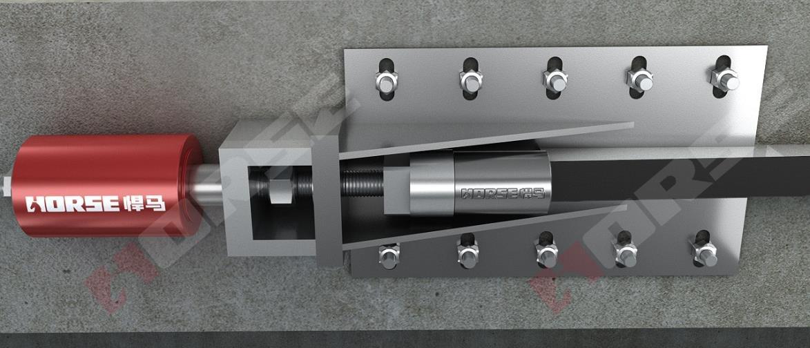 Circular Anchor System For Post Tension CFRP Plates