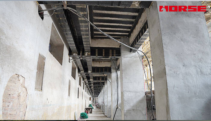 Carbon Fiber Reinforcement for a Hydropower Station