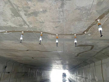 Crack repair of bridge by crack injection adhesive 