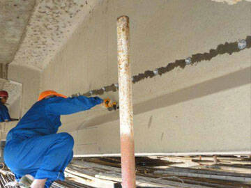 Bridge crack repair with HM-120L crack injection adhesive